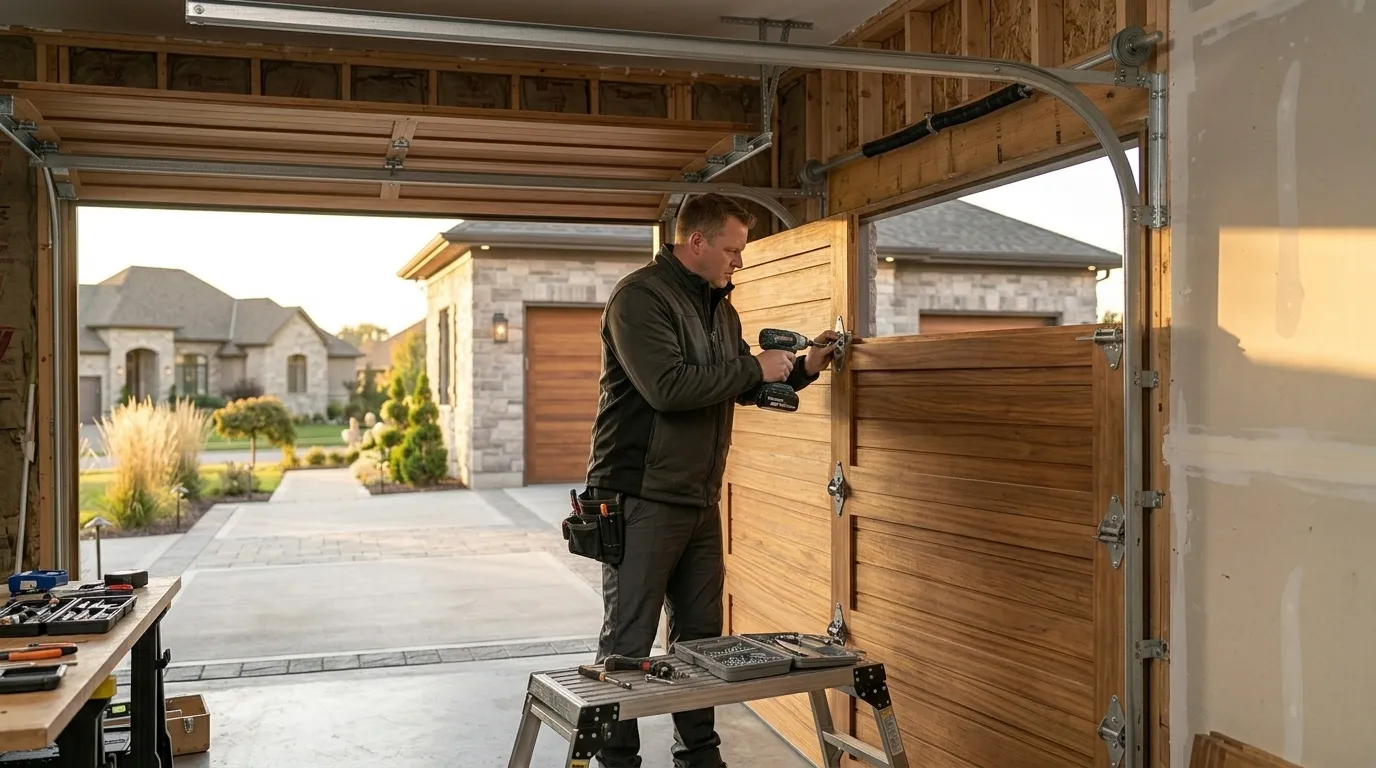 Garage door work by Stillwater Garage Door Co in Stillwater, OK